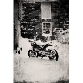 Bike in Snow print Bike in Snow print